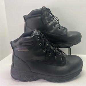 Skechers Morson Sinatro Men's Black Hiking Boots Size 13 Style 65330EWW
